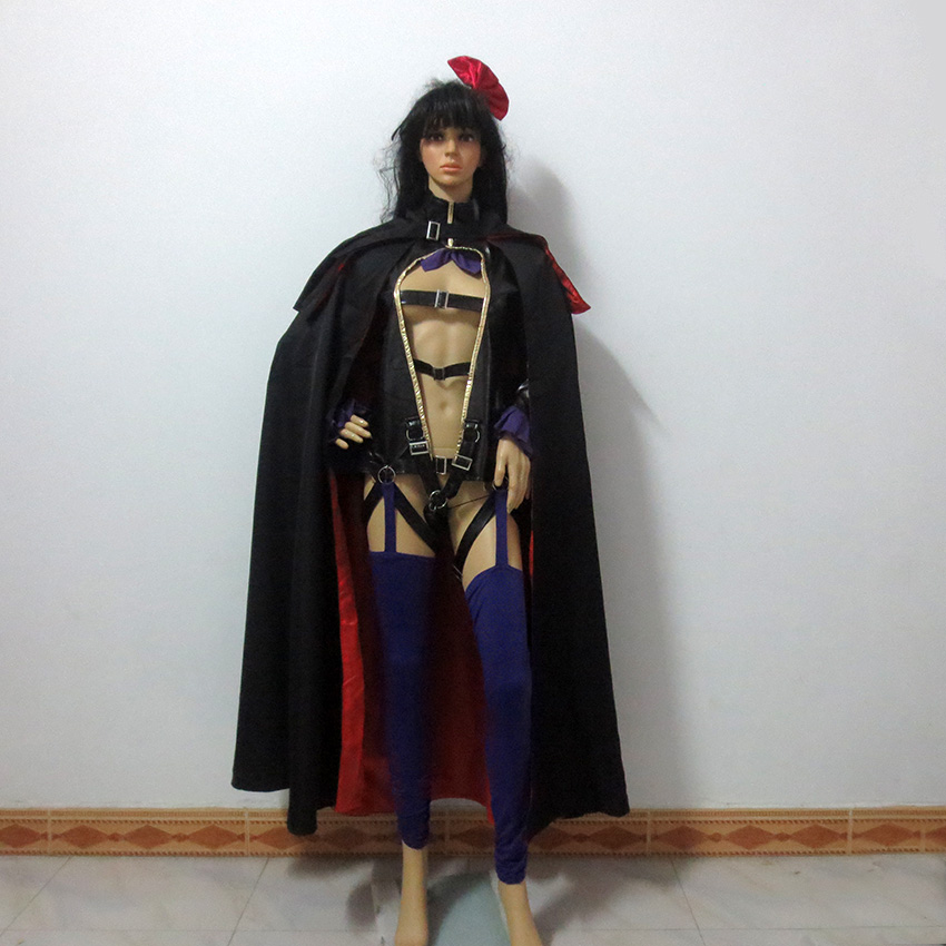 Anime Cosplay Nome - Macross Frontier Sheryl Nome Siyah Tavşan