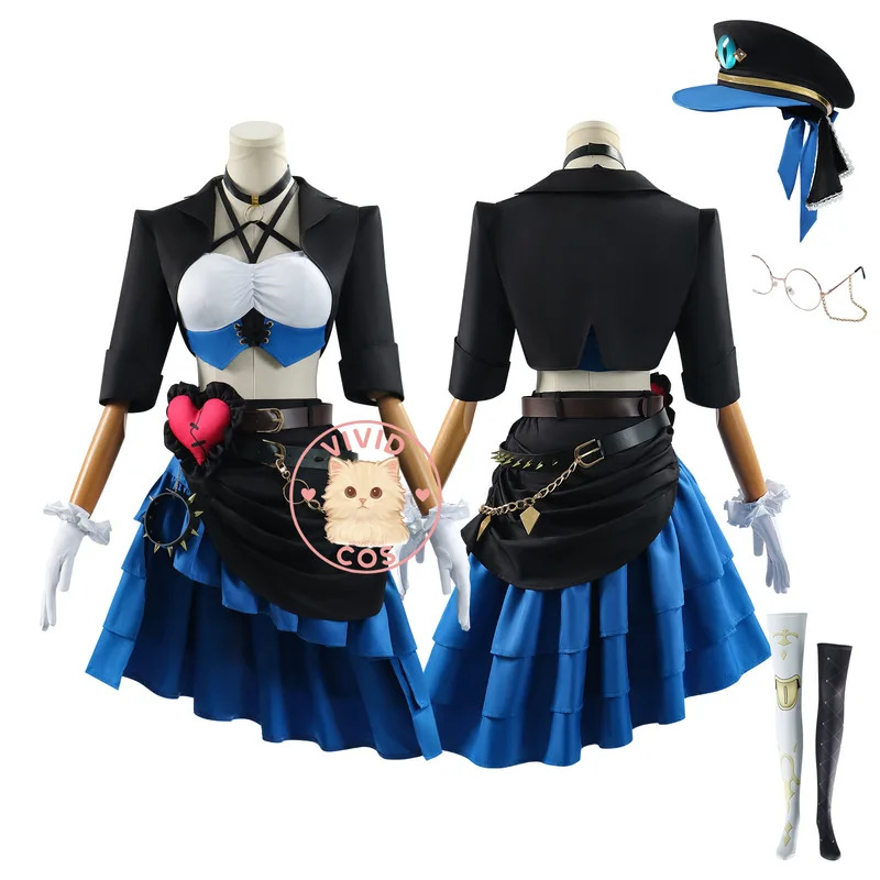 Anime Cosplay Girl Name - ABC123 Karanlıktaki Kimlik Kız Stella Şeytan