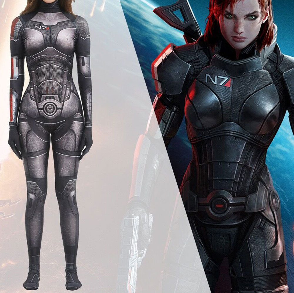 Anime Cosplay Armor - Cadılar bayramı Yetişkinler Kadın Mass Effect