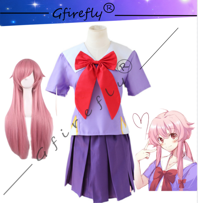 Anime Cosplay Manga - Gelecek Günlüğü Anime Karakteri Gasai Yuno'nun