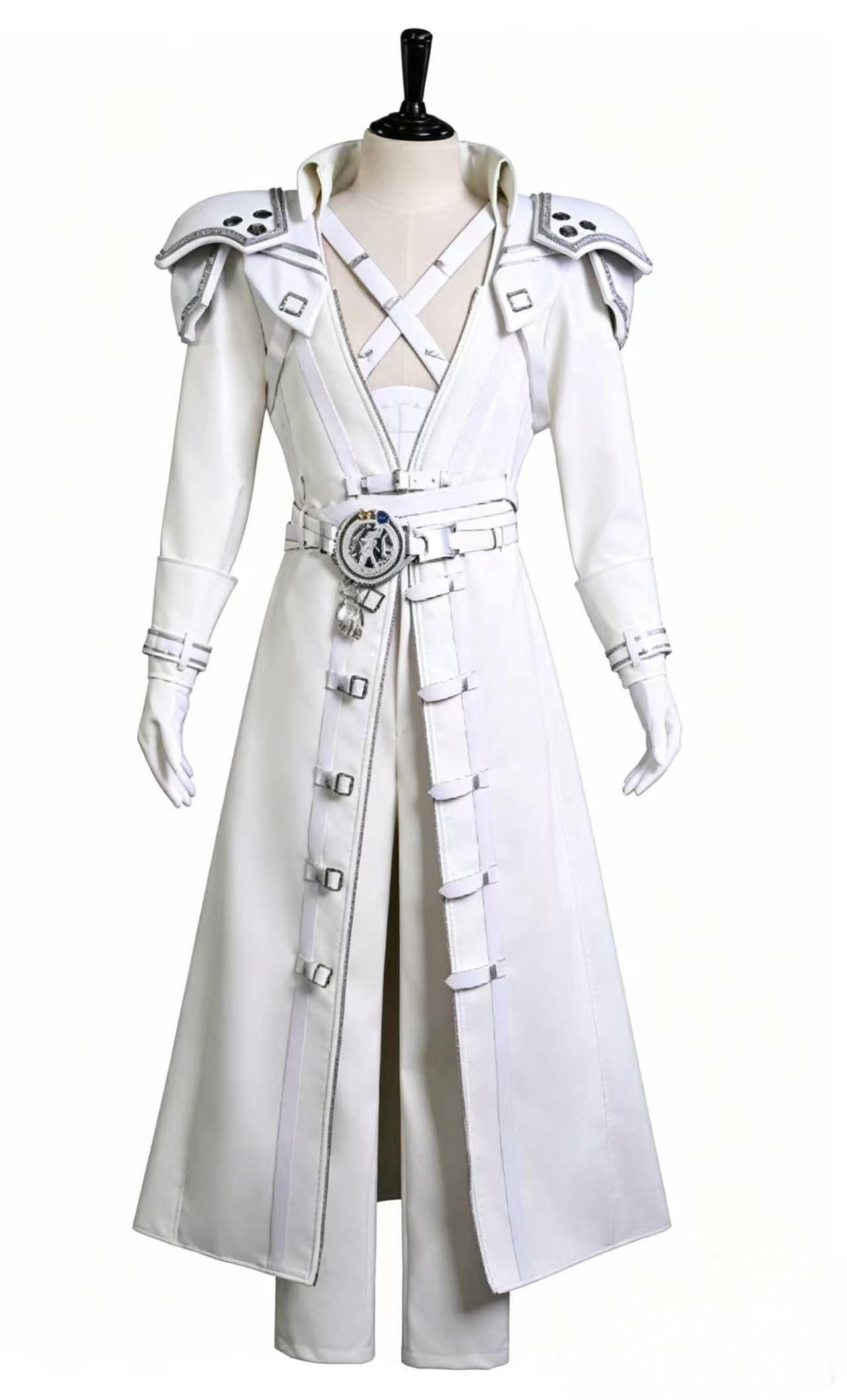 Anime Cosplay Manga - Sephiroth Saf Açı Fantezi Beyaz Omuzluklar
