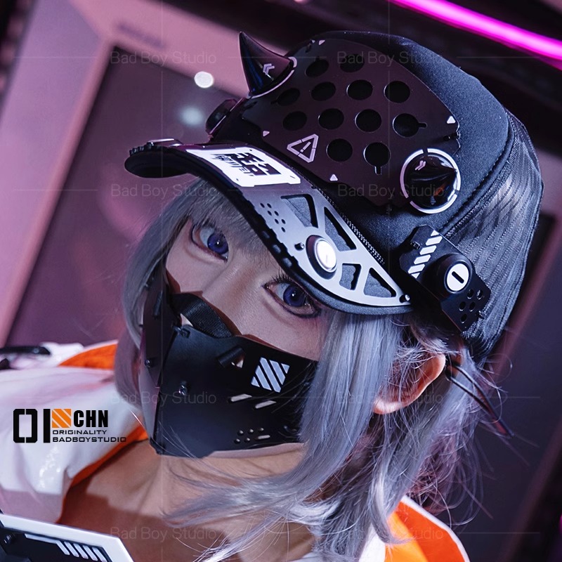 Anime Cosplay Armor - 2025 Oyun Cyberpunk Cosplay Maske Aksesuarları