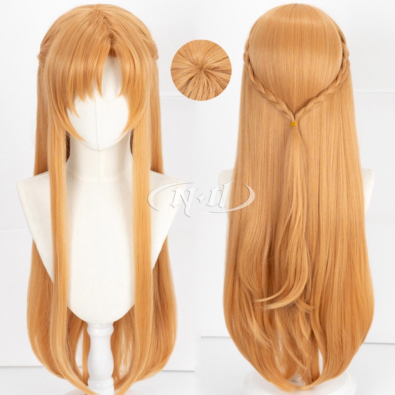 Sword Art Online Cape - ND Yuuki Asuna Cosplay Peruk Anime