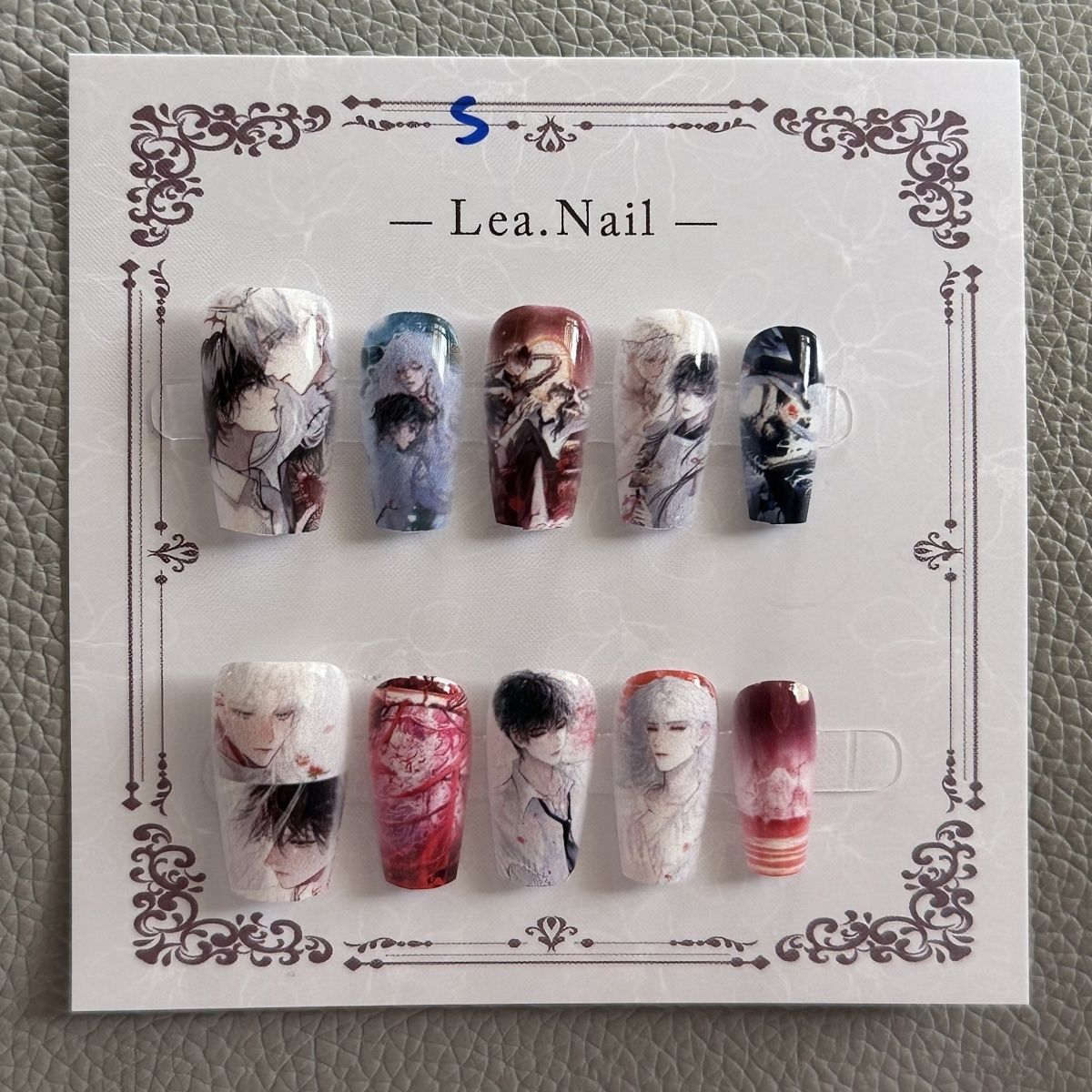 Anime Cosplay Armor - Oyunun ölümü Nail Art Süslemeleri Takı