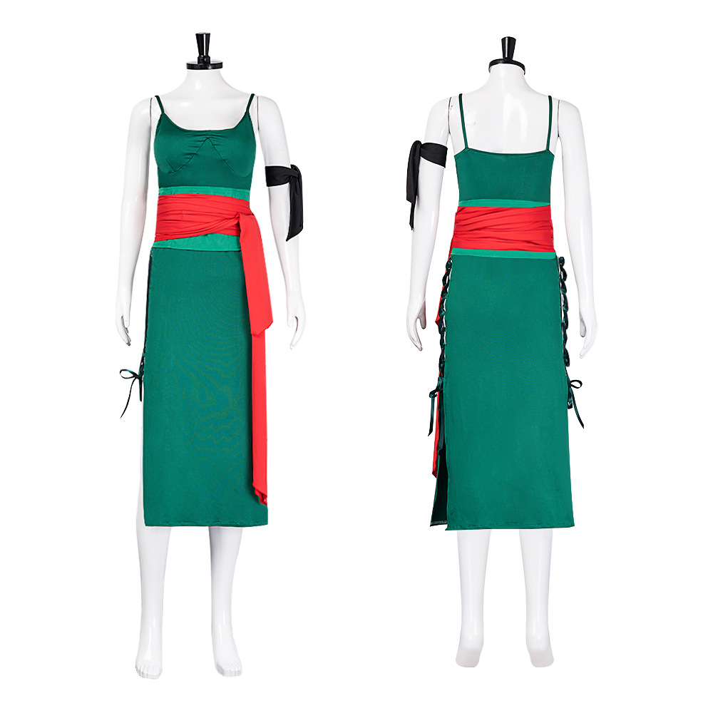 Anime Zoro Cosplay Female - Rule 63 Cosplay Kostümü: Kadın Zoro