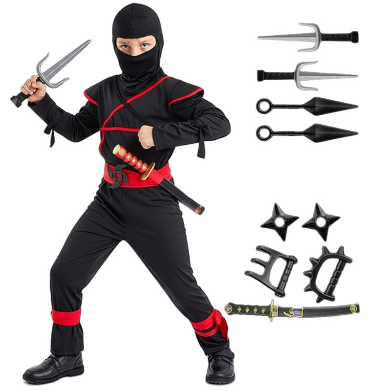 Anime Cosplay Sword - Çocuklar İçin Japon Samuray Kostümü Ninja