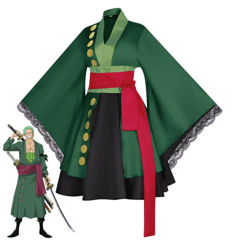 Anime Roronoa Zoro Cosplay Kos - Anime Zoro Cosplay Female incelemesi ve fiyatı