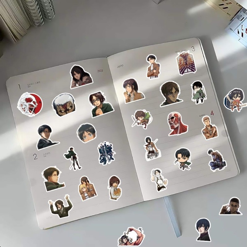 60 adet Titan Anime çıkartmala - Anime Cosplay Cute incelemesi ve fiyatı