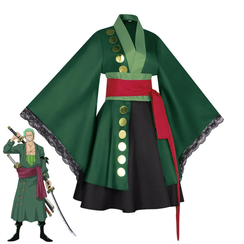 2025 aaa Anime Roronoa Zoro Co - Anime Zoro Cosplay Female incelemesi ve fiyatı