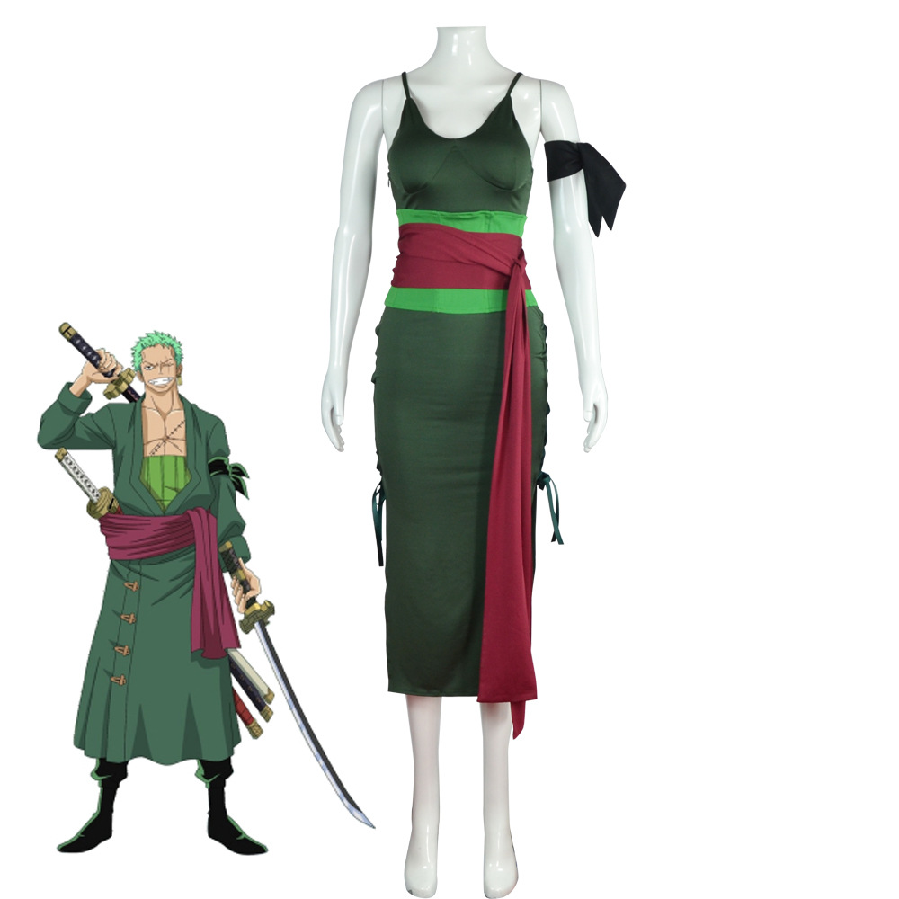Anime Roronoa Zoro Cosplay Kos - Anime Zoro Cosplay Female incelemesi ve fiyatı